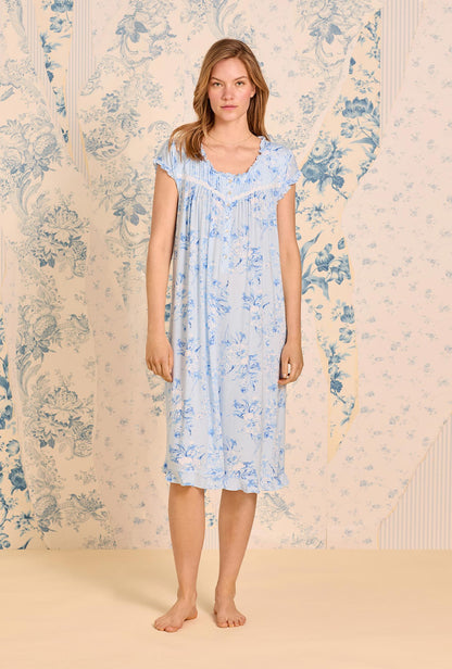 Eileen West Blue Haven Tencel™ Modal Waltz Nightgown