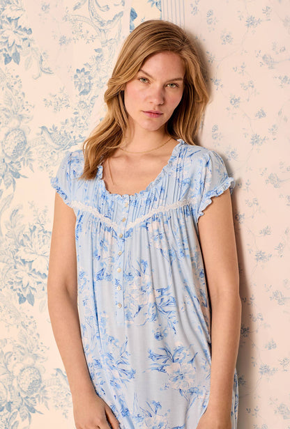 Eileen West Blue Haven Tencel™ Modal Waltz Nightgown