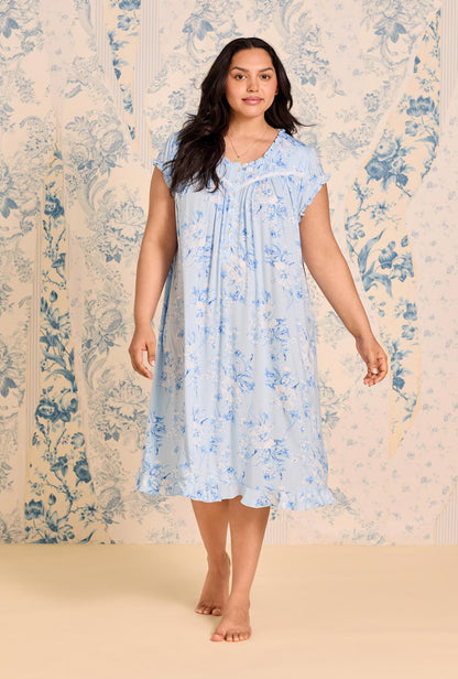 Eileen West Blue Haven Tencel™ Modal Waltz Nightgown