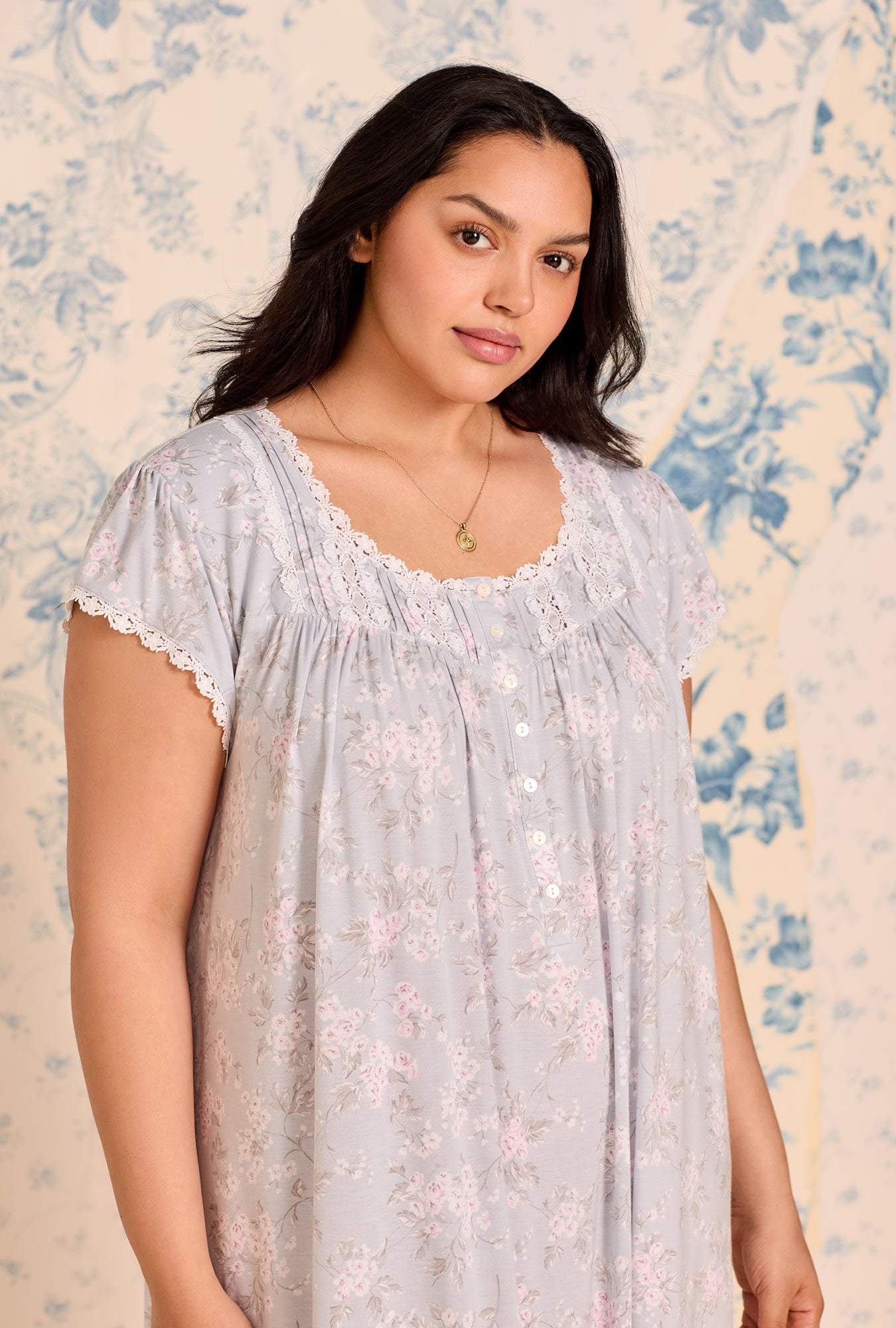 Eileen West Blush Bouquet Tencel ™ Modal Waltz Nightgown