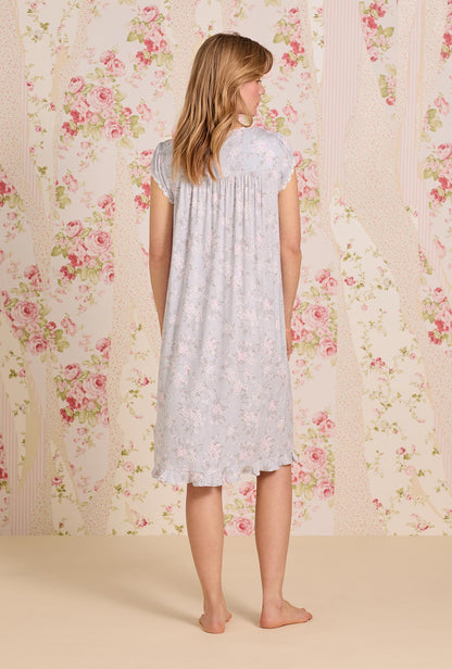 Eileen West Blush Bouquet Tencel ™ Modal Waltz Nightgown