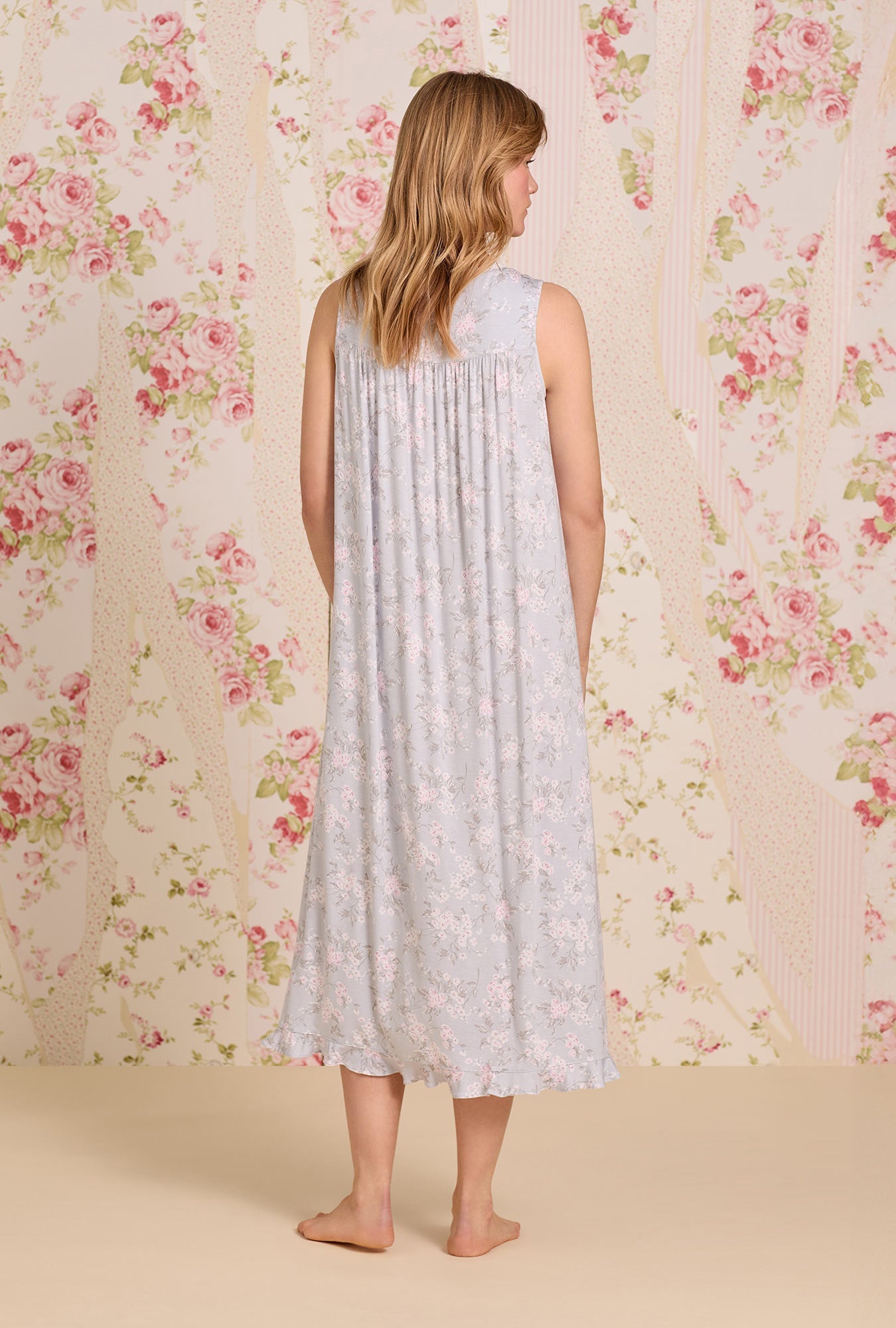 Eileen West The "Eileen" Blush Bouquet Tencel™ Modal Ballet Nightgown