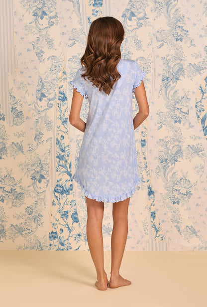 Eileen West Blue Dawn Tencel™ Modal Nightshirt