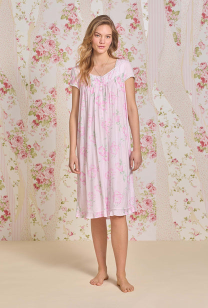 Eileen West Wild Stem Tencel™ Modal Waltz Nightgown