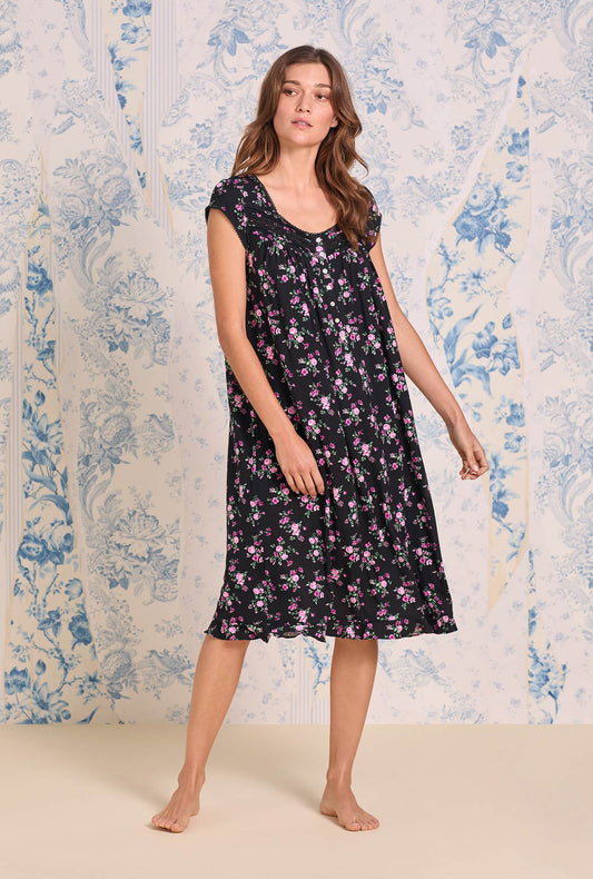 Eileen West Moonlit Posy Tencel™ Modal Waltz Nightgown