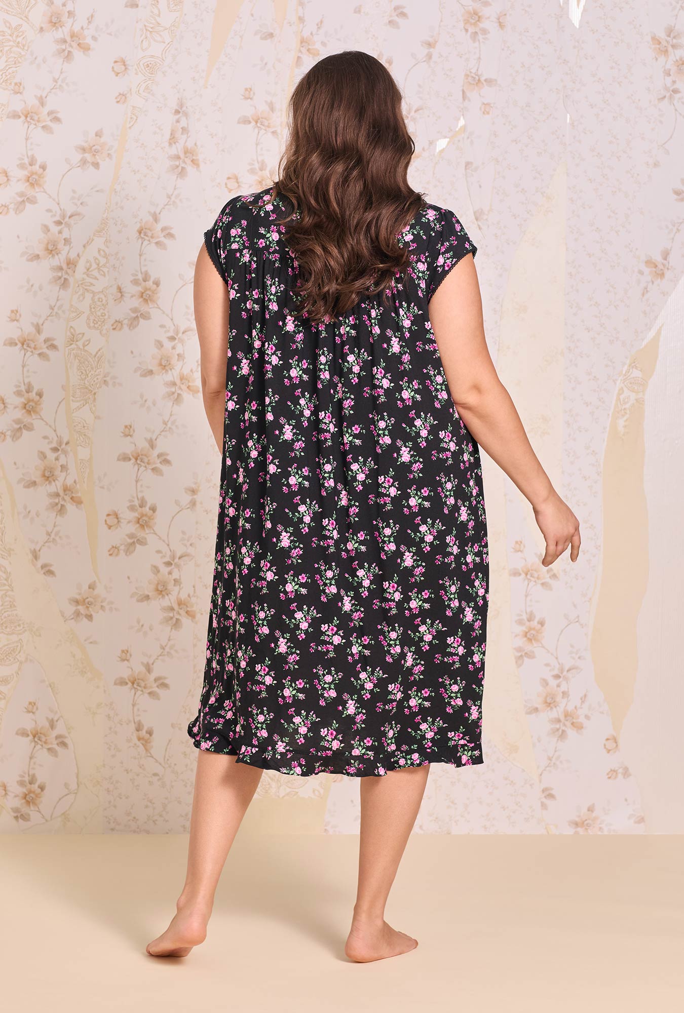 Eileen West Moonlit Posy Tencel™ Modal Waltz Nightgown