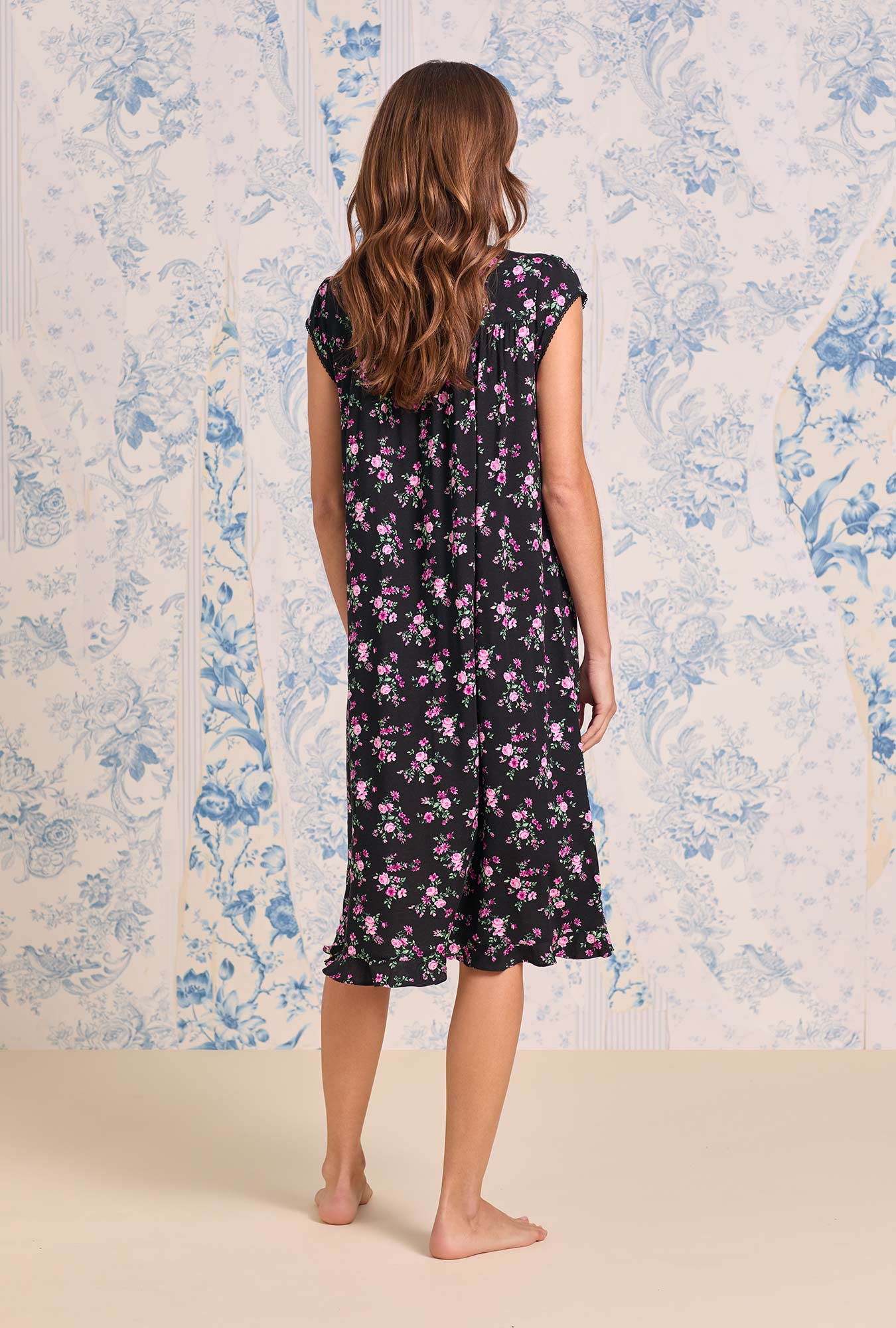 Eileen West Moonlit Posy Tencel™ Modal Waltz Nightgown