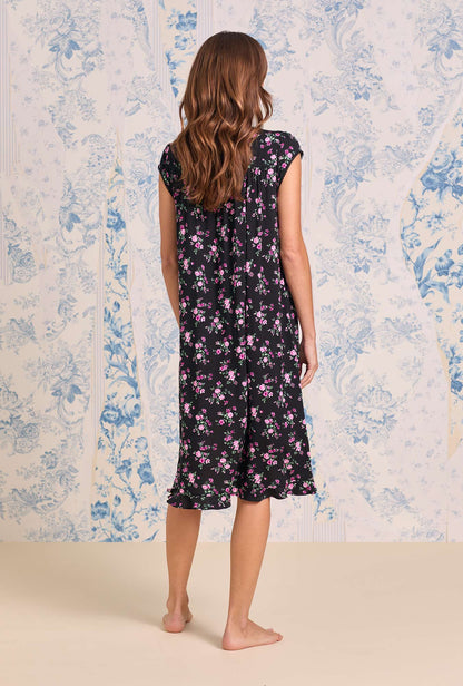 Eileen West Moonlit Posy Tencel™ Modal Waltz Nightgown