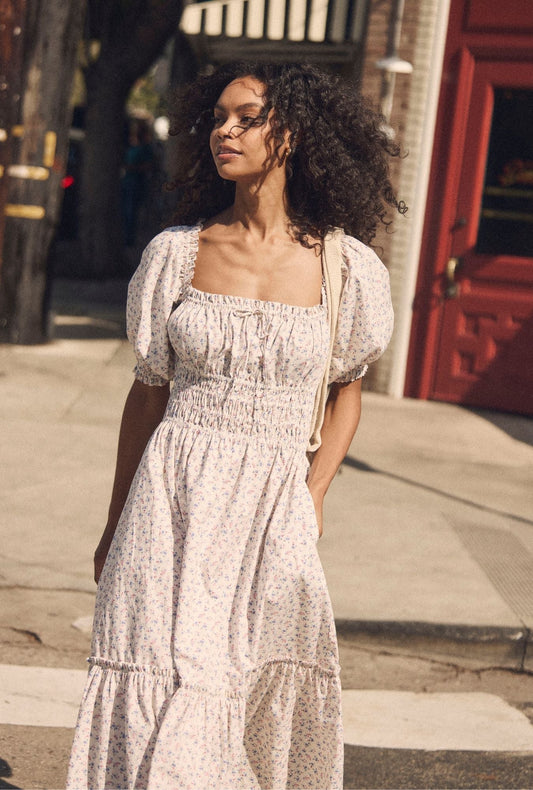 Eileen West Marin Buttercup Floral Cotton Maxi Dress