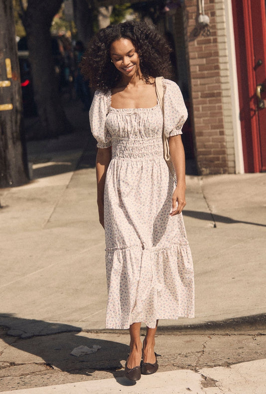 Eileen West Marin Buttercup Floral Cotton Maxi Dress