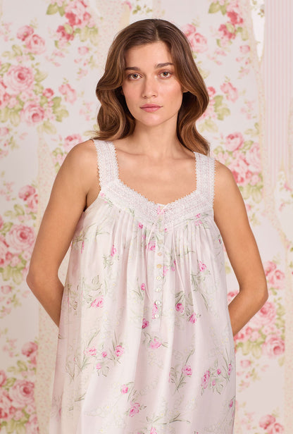 Eileen West Vintage Bouquet Cotton Lawn Chemise