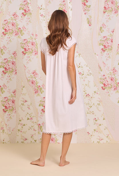 Eileen West Ballet Slipper Cotton Modal Cap Sleeve Waltz Nightgown